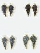 Lot: Amethyst Slice Pendants/Earrings - Pairs #84094-1